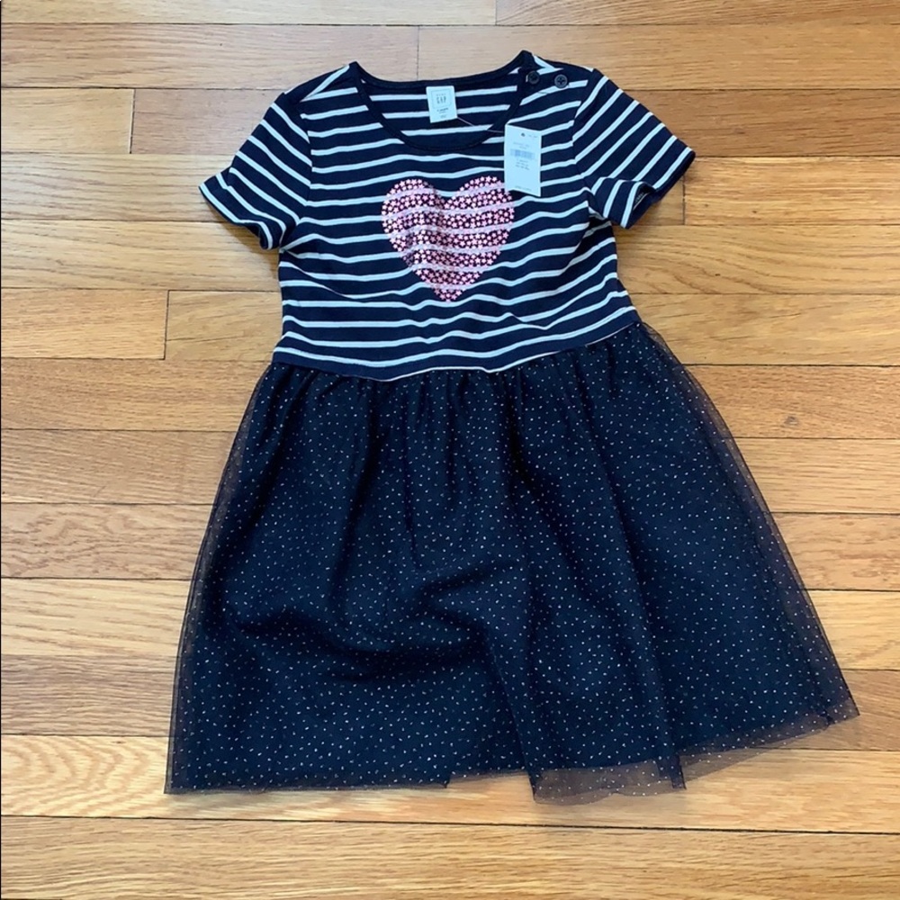 Sparkley Star Heart Baby Gap dress